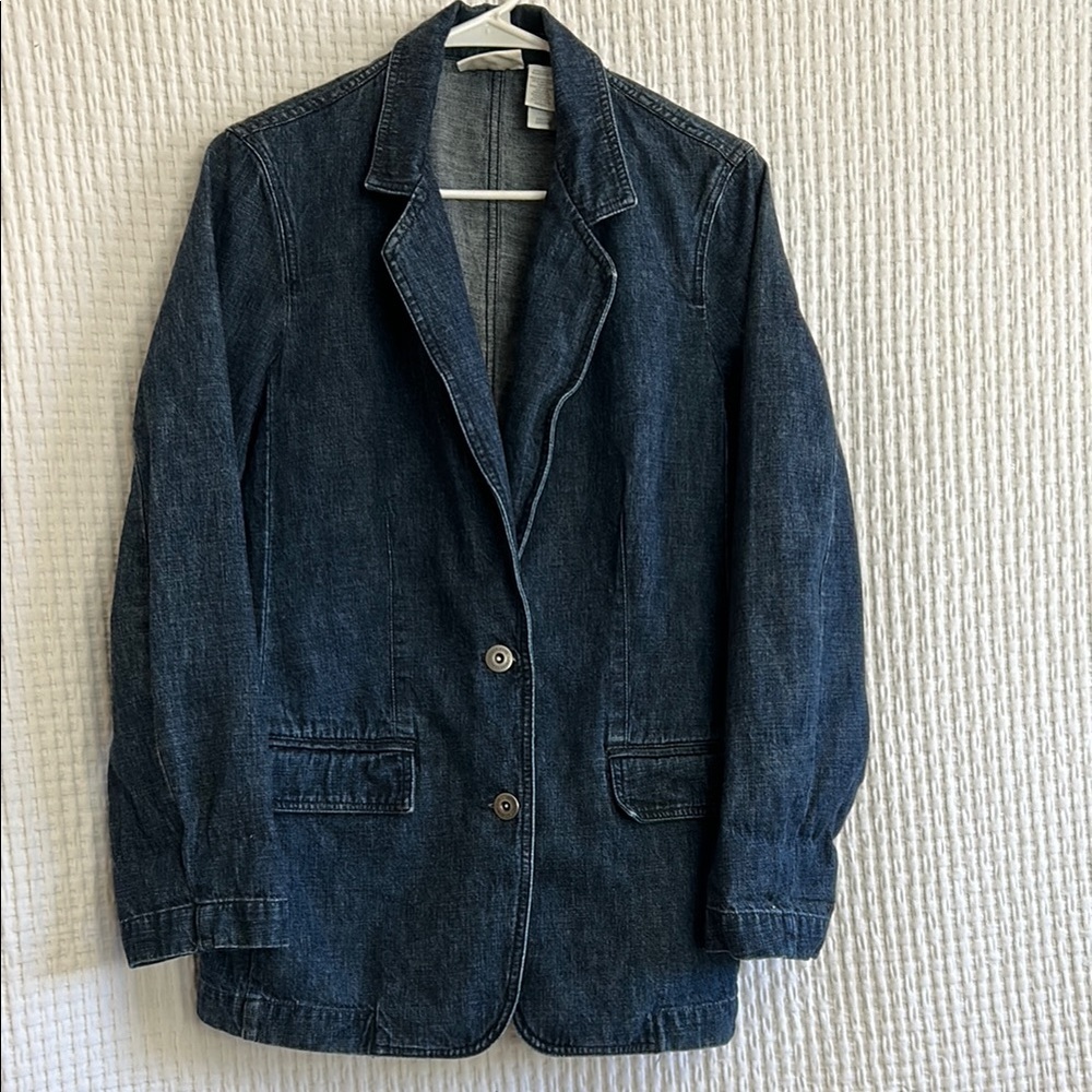 Liz Claiborne Dark Blue Jean Jacket